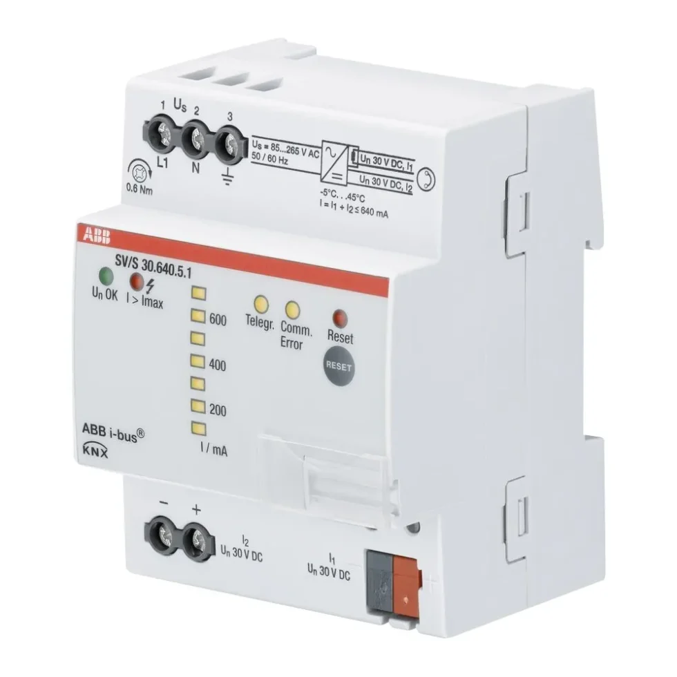 KNX STRØMFORSYNING, 30 V DC 640 MA