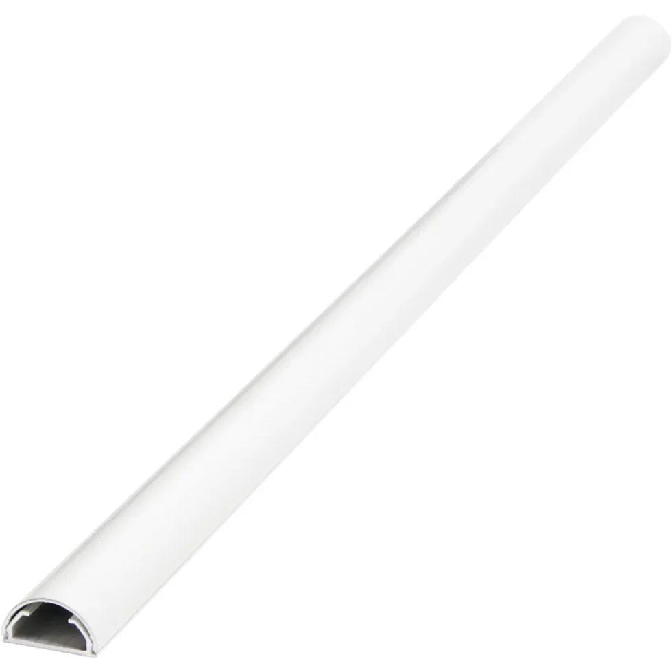 GULV/VÆG KANAL 33X19 MM HVID 2,50 METER