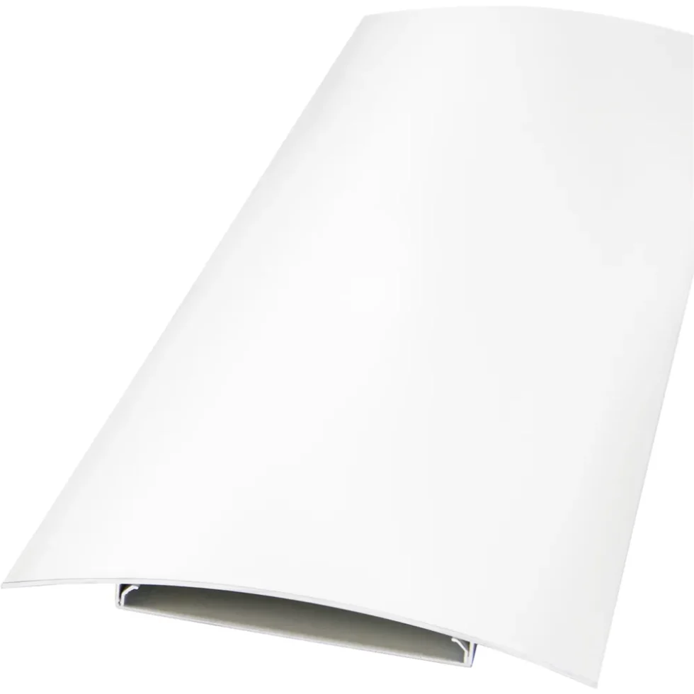 GULV/VÆG KANAL 150X22 MM HVID 2,50 METER