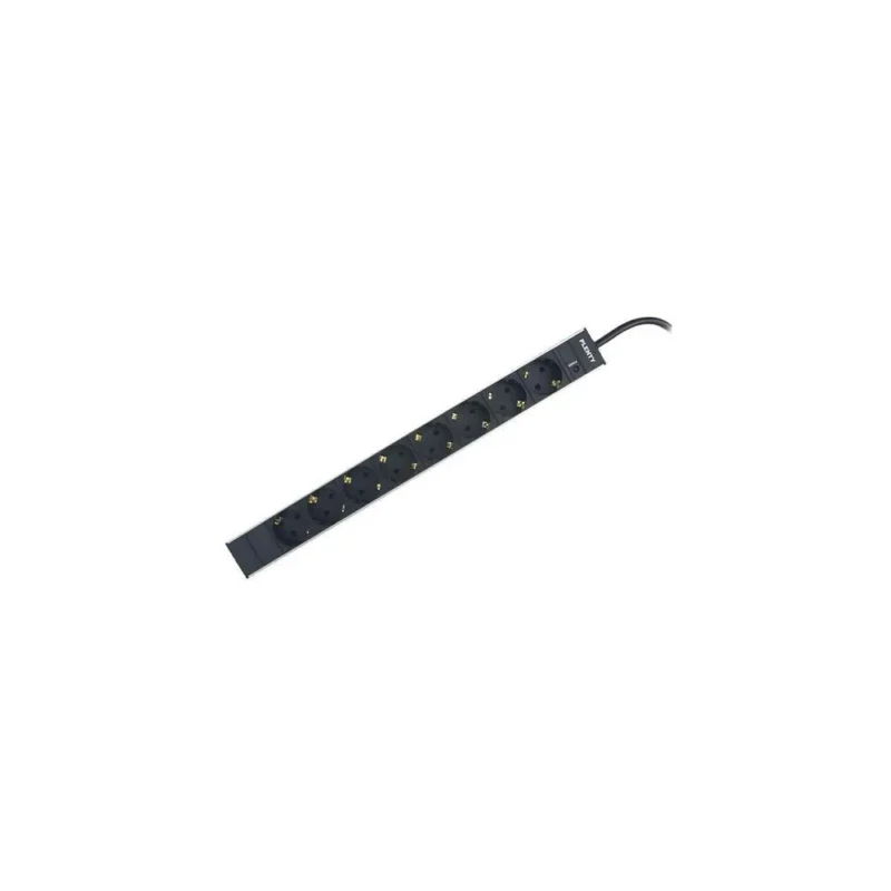 POWERPANEL 19" 1HE 8X230V SCHUKO 16A