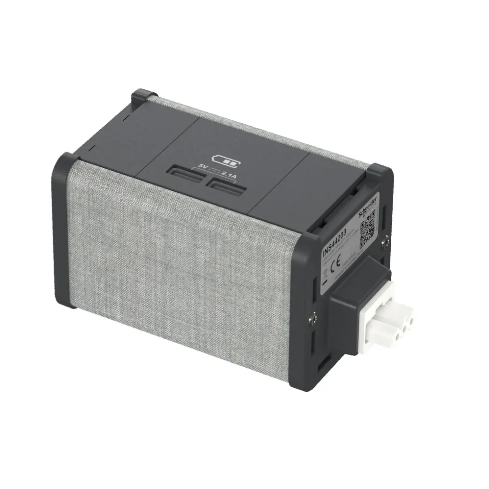 MØBELBOKS USB A/A KOKSGRÅ-GRÅ