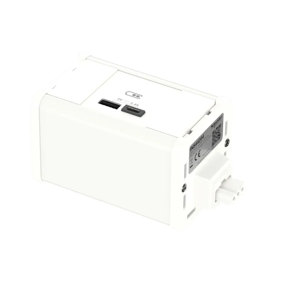 MØBELBOKS USB A/C HVID