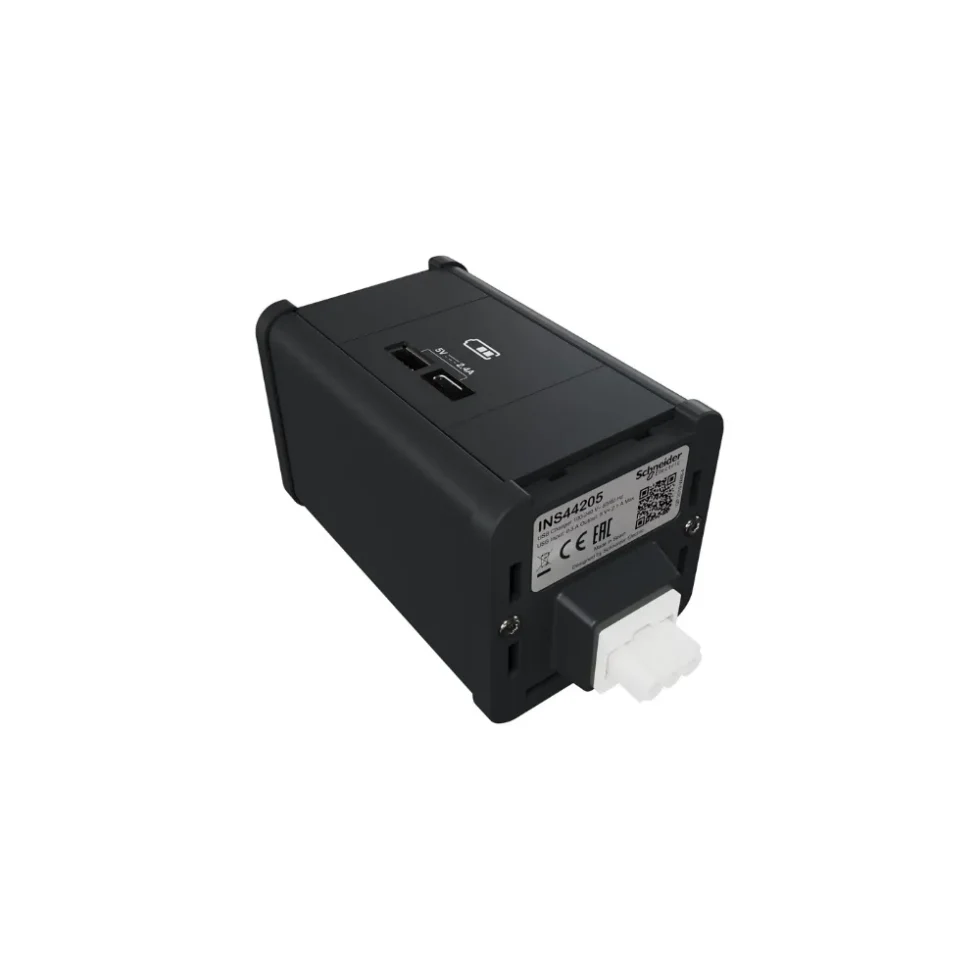MØBELBOKS USB A/C KOKSGRÅ