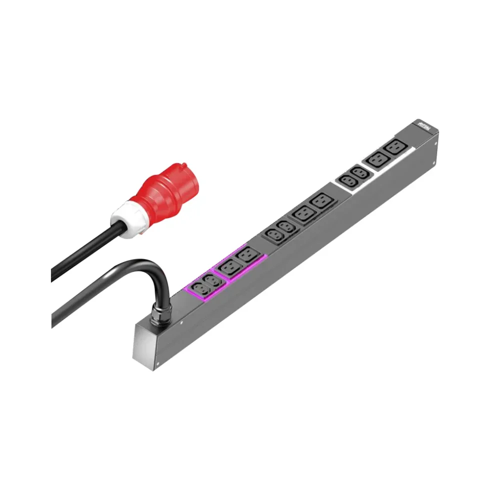 PDU BASIC 16A/3P CEE 6XC13+6XC19
