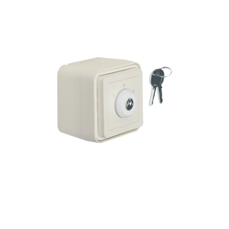 NØGLEAFBRYDER HVID KOMPLET W1