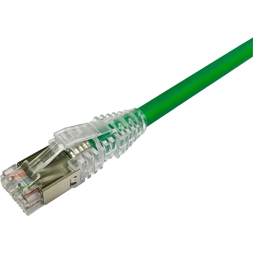 PATCHKABEL KAT6A S/FTP LSZH 6,0M GRØN