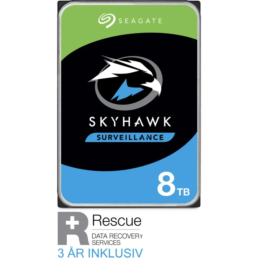 HARDDISK 8TB SEAGATE SKYHAWK, 24/7