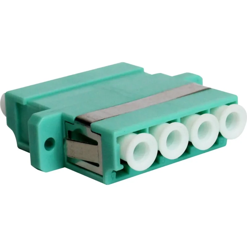 ADAPTER LC QUAD OM3 MULTIMODE AQUA