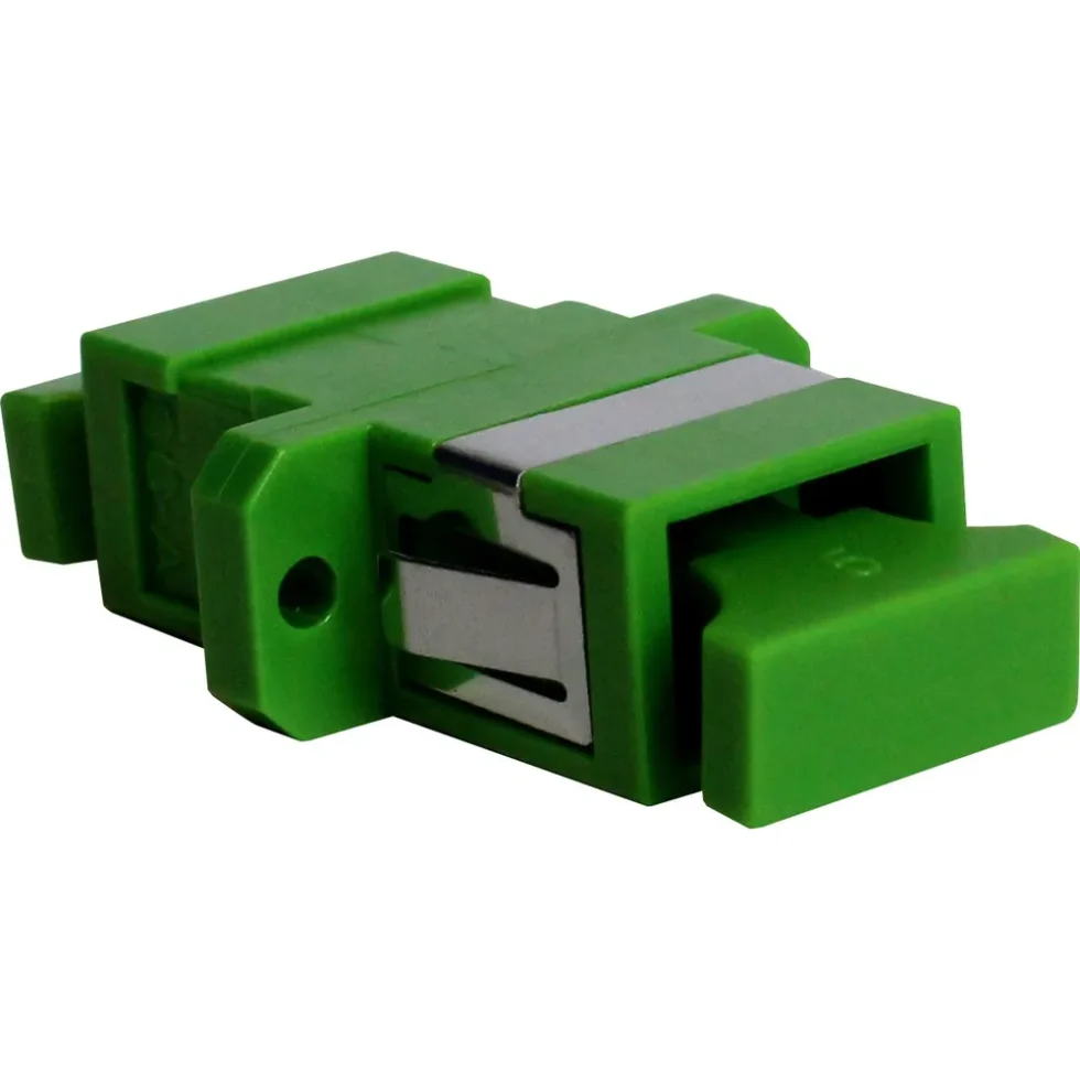 ADAPTER SC/APC SIMPLEX SINGLEMODE GRØN