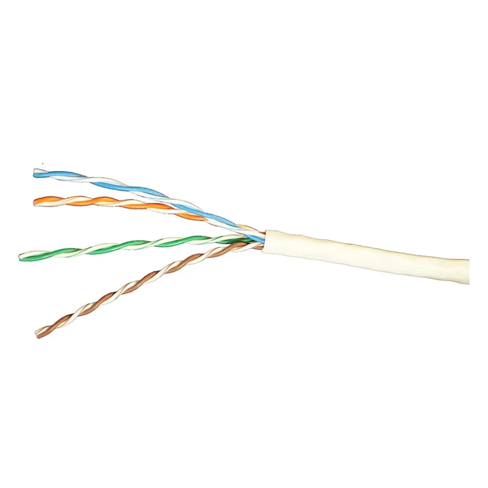 KABEL KAT5E U/UTP PVC FLEXIBEL HVID 305M