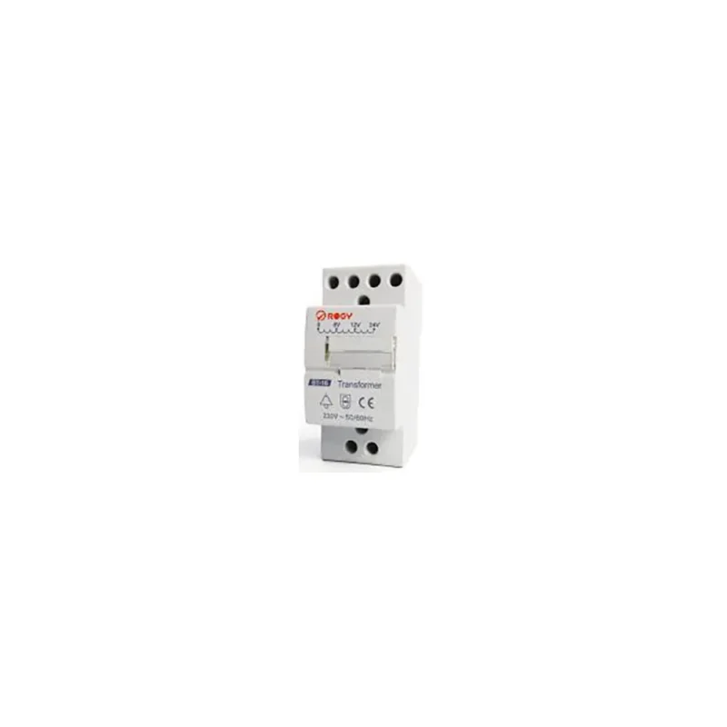 TRANSFORMER 8/12/24VAC, 9VA. DIN MONT.