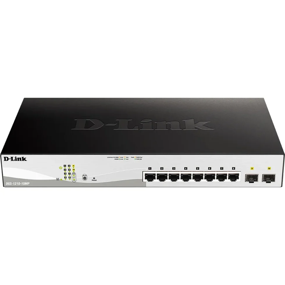 SWITCH 10X GIGABIT POE+ DGS-1210-10MP