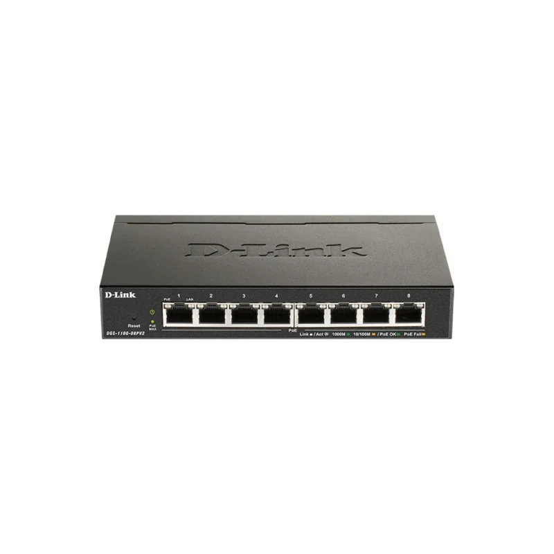 SWITCH 8 X GIGABIT POE DGS-1100-08PV2
