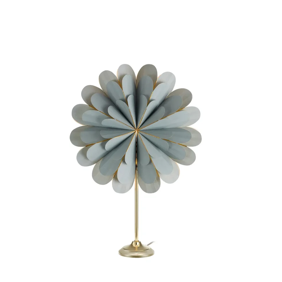 MARIGOLD BORDSTJERNE 45CM GRÅ/MESSING