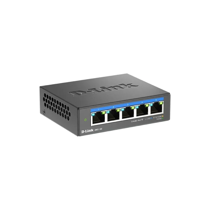 SWITCH 5X 10/100/1000/2500 UNMANAGED