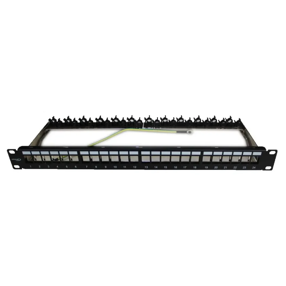 PATCHPANEL 24XRJ45 FTP/UTP SORT EASYCLIP