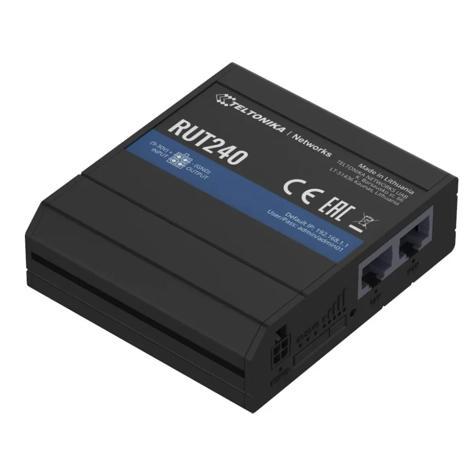 RUT240 4G/LTE CAT 4 INDUSTRIEL ROUTER