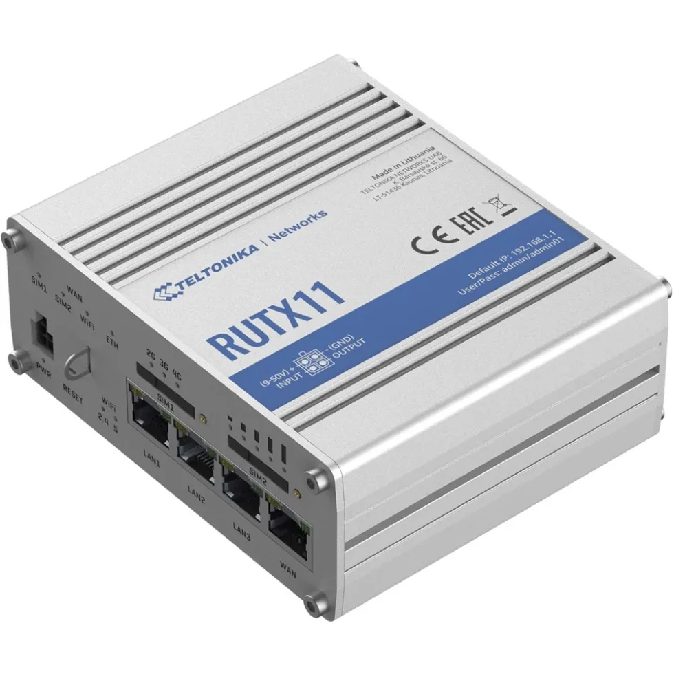 RUTX11 4G/LTE CAT 6 ROUTER
