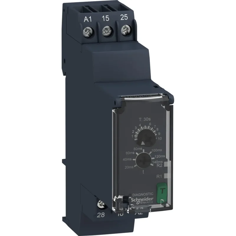 TIMER STJERNE/TREKANT 1NC+1NO 24-240V