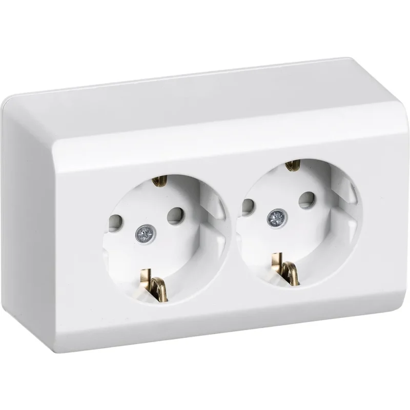 DOBB.STIKKONT.STANDARD,SCHUKO,LK-HVID
