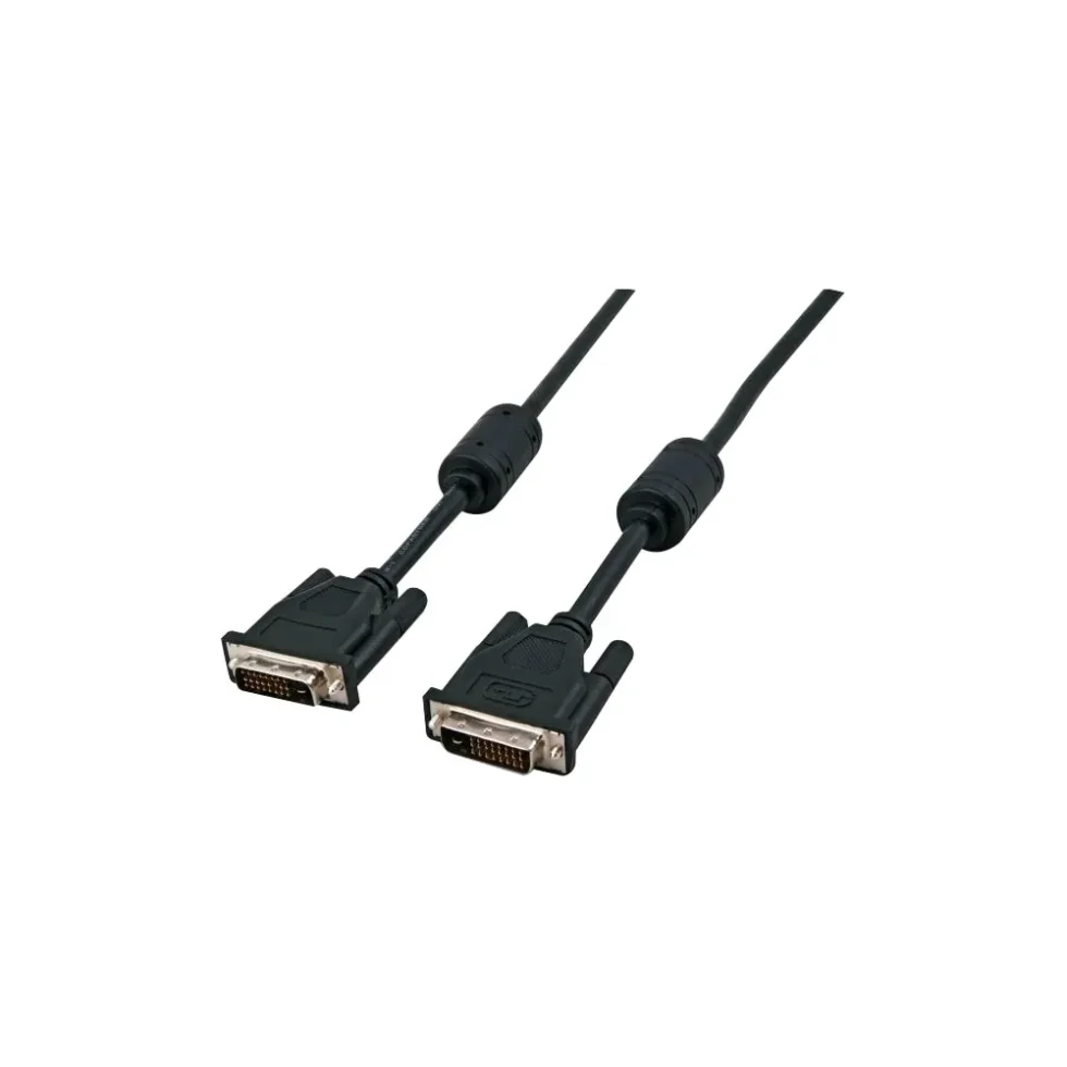 DVI KABEL DUAL LINK, AWG30, SORT, 3,0M