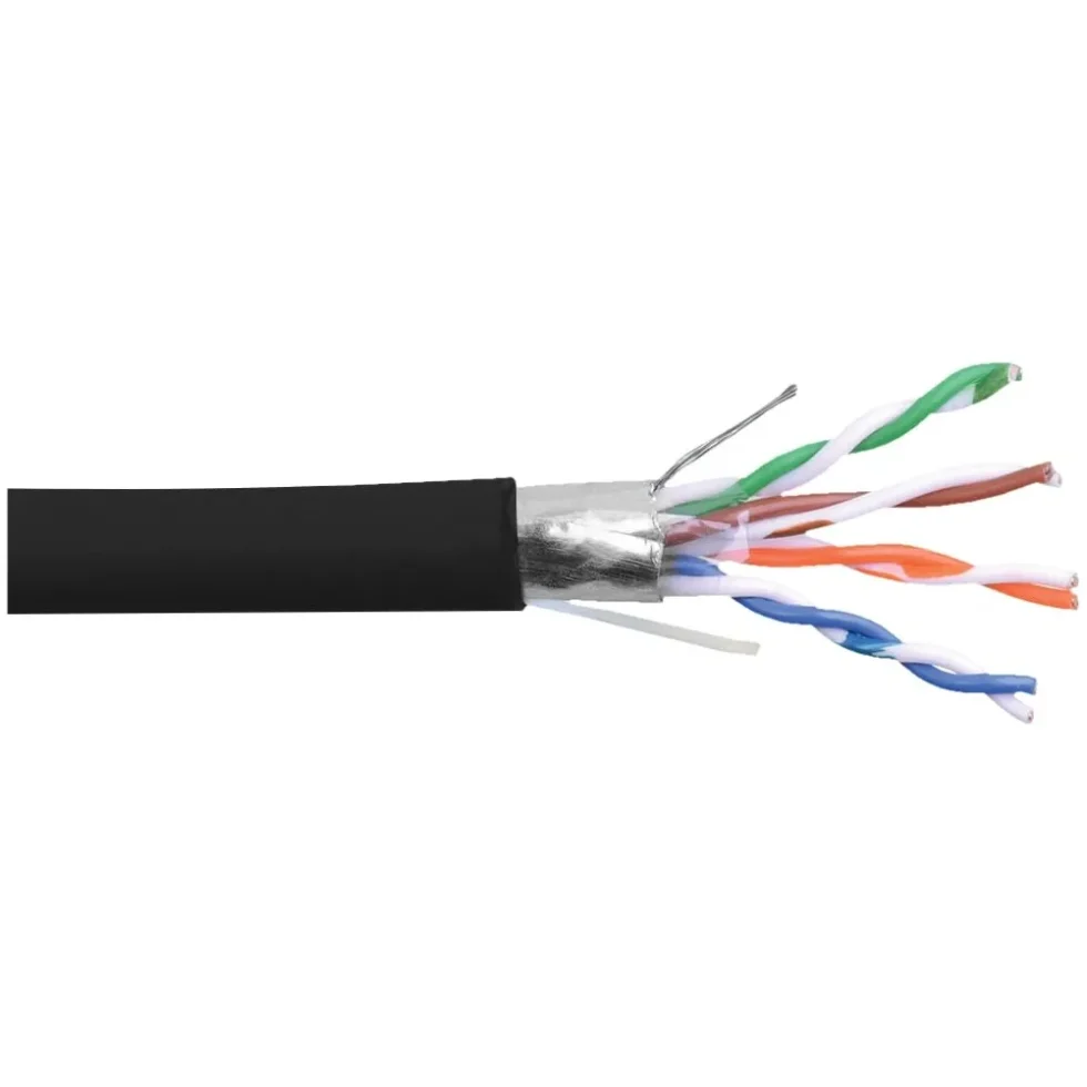 KABEL KAT6A F/UTP FCA PE SORT