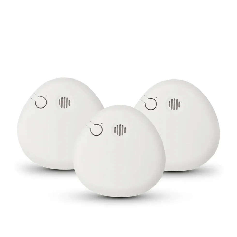 PEBBLE OPTISK RØGALARM, 3-PAK