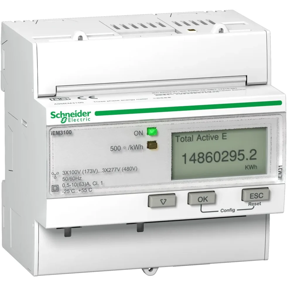 KWH-MÅLER 3P+N 400V 63A