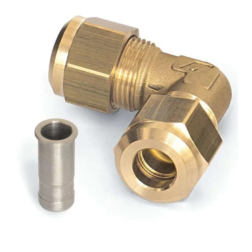 LODDEFRI ADAPTER 90° 1/4" - 1/4"