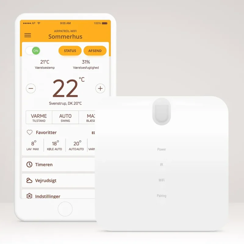 AIRPATROL WIFI STYRING FOR VARMEPUMPE