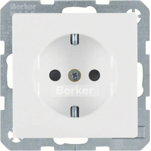 STIKKONTAKT SCHUKO Q.1/Q.3 BLANK HVID