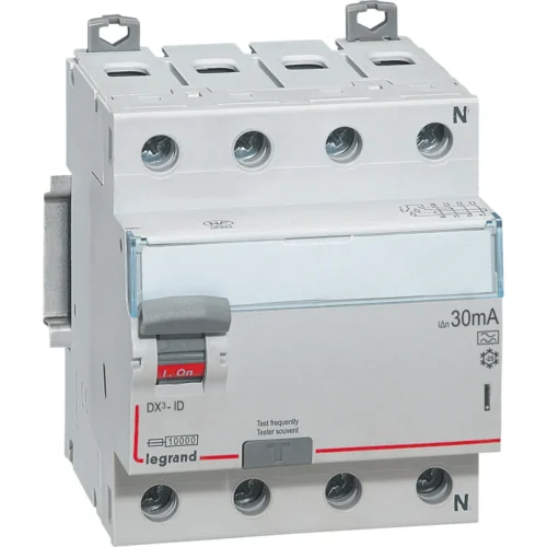 DX3. HPFI 80A 30MA 4P 4M 10KA TYPE A