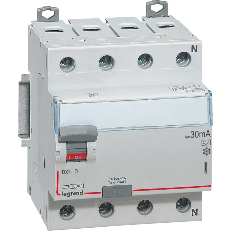 DX3. HPFI 80A 30MA 4P 4M 10KA TYPE A