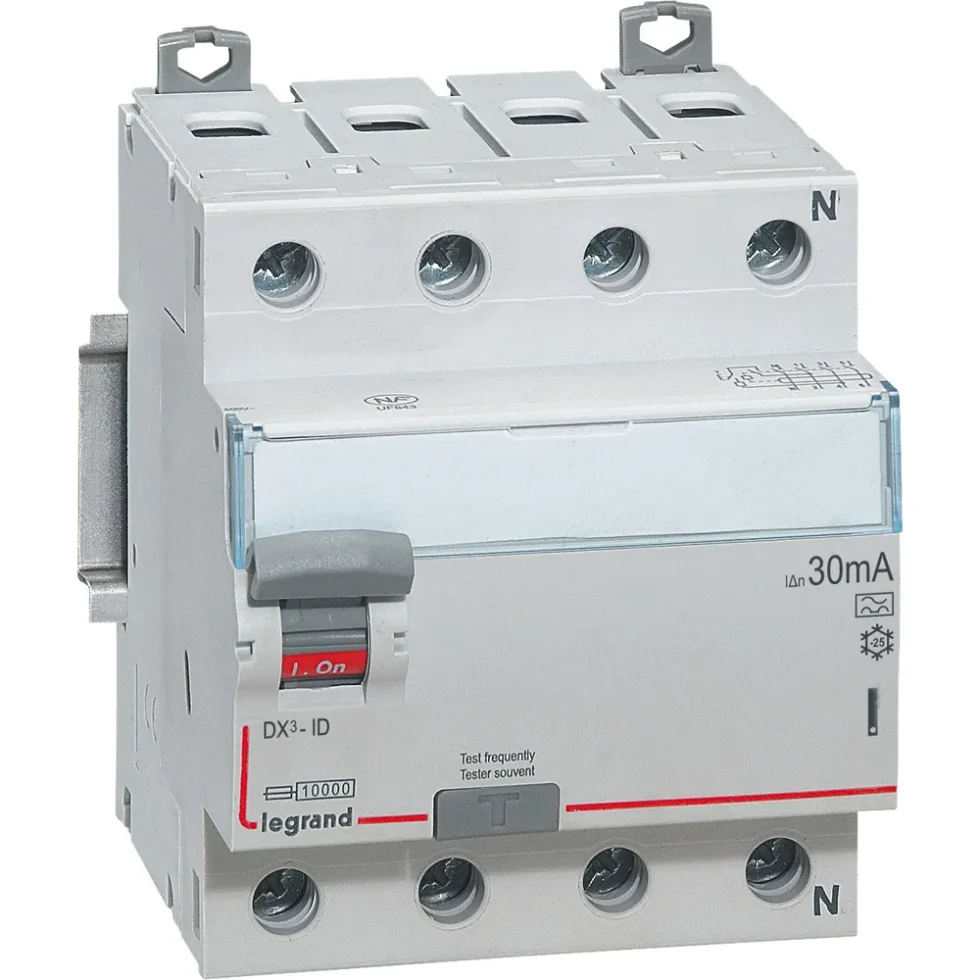 DX3. HPFI 80A 30MA 4P 4M 10KA TYPE A