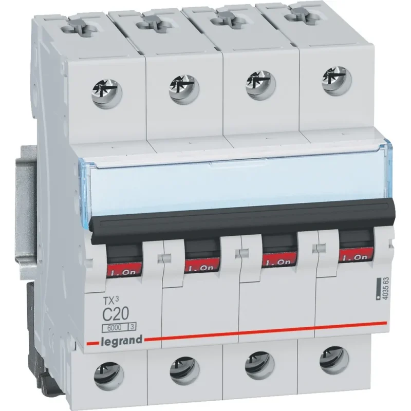 TX3. AUTOMAT C 32A 4P 4M 6/6KA