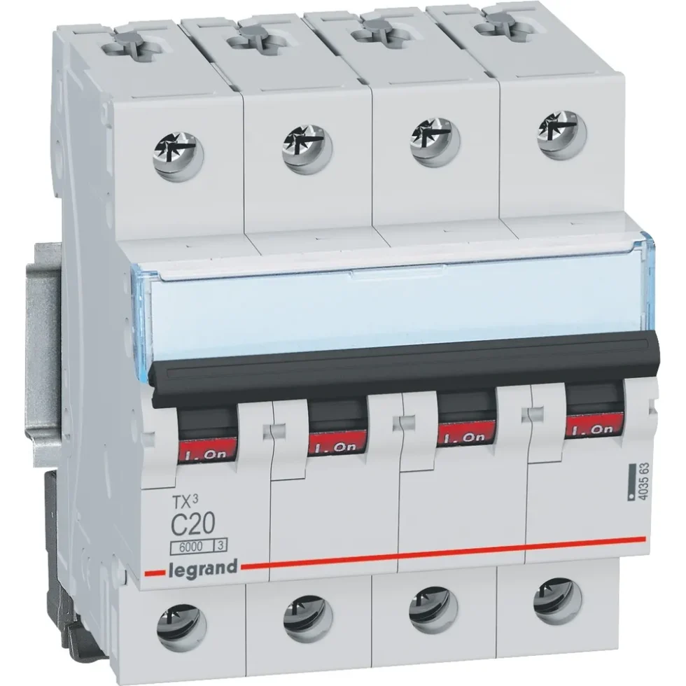TX3. AUTOMAT C 32A 4P 4M 6/6KA