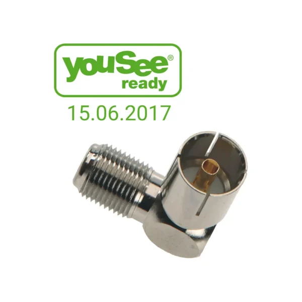 IEC/COAX HUN - F-CONN ADAPTER