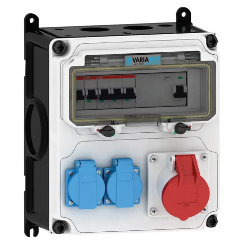 Variabox M tavle med CEE 16A - Schuko