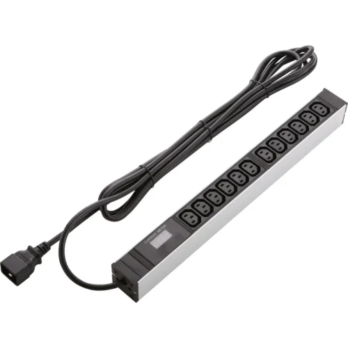 POWERPANEL 19" 1HE 12XC13 STIK AMP, C20