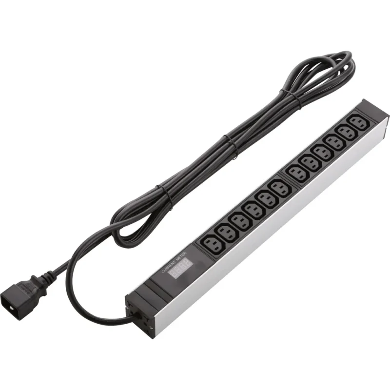 POWERPANEL 19" 1HE 12XC13 STIK AMP, C20