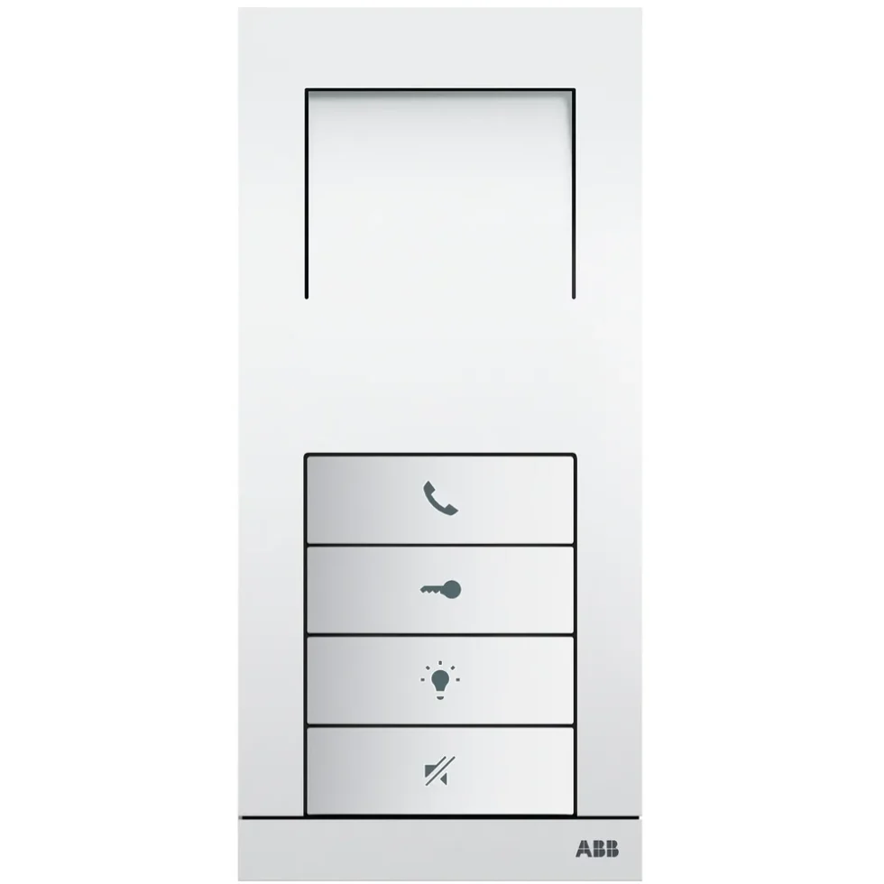 ABB-Welcome Audio-svartelefon alu