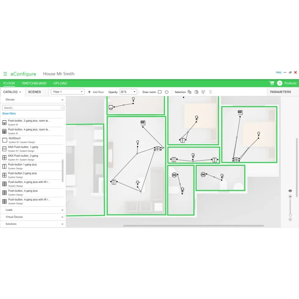 ECONFIGURE KNX LITE, GRAFISK KNX VÆRKTØJ
