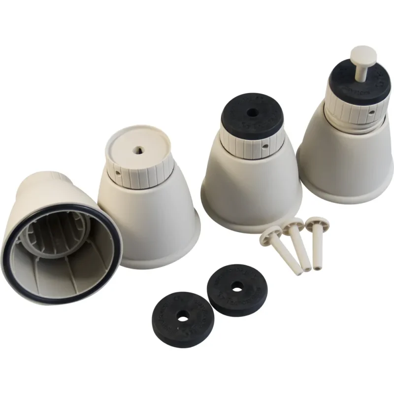 PLASTFØDDER BEIGE PLASTNITTE, 105 MM