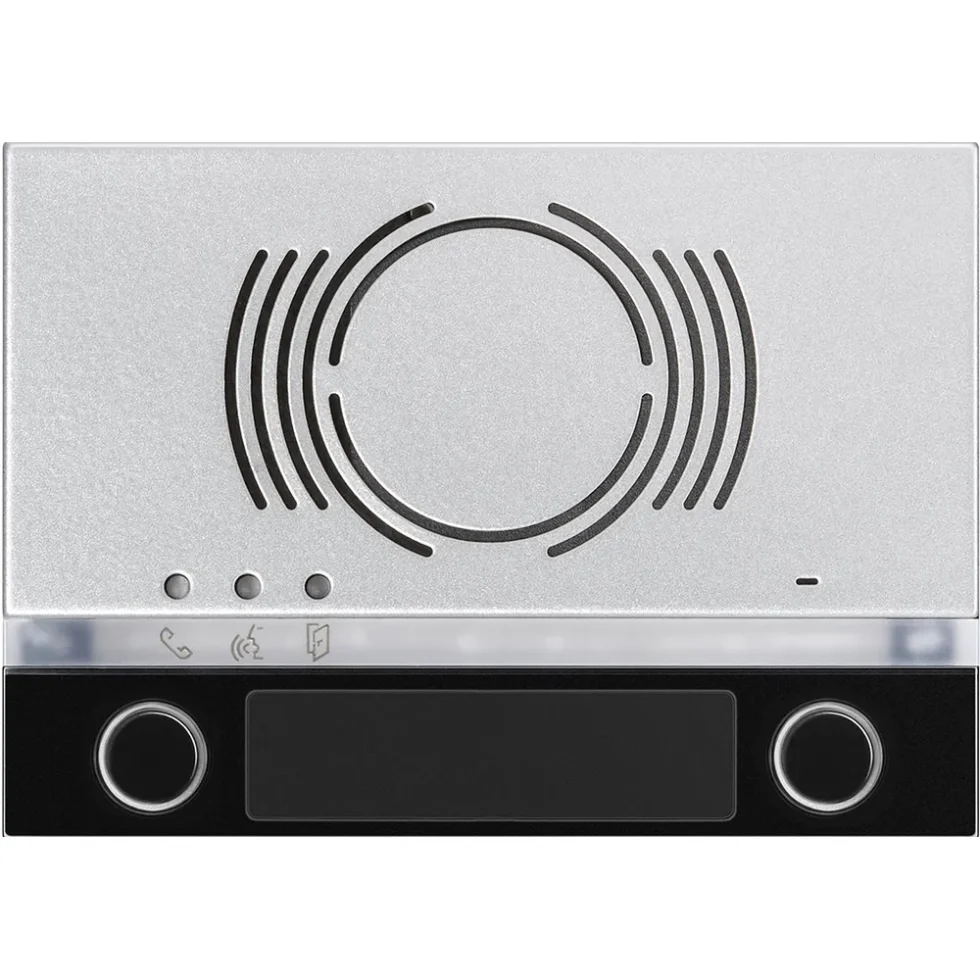 FRONTPLADE TIL AUDIO MODUL MED 2 KNAPPER