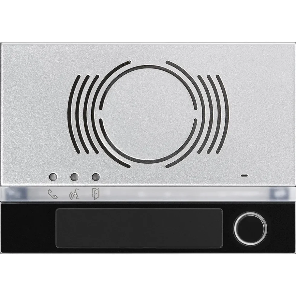 FRONTPLADE TIL AUDIO MODUL MED 1 KNAP