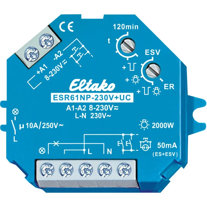 KIP/RELÆ ELEKTR 1S 10A 8.230VUC