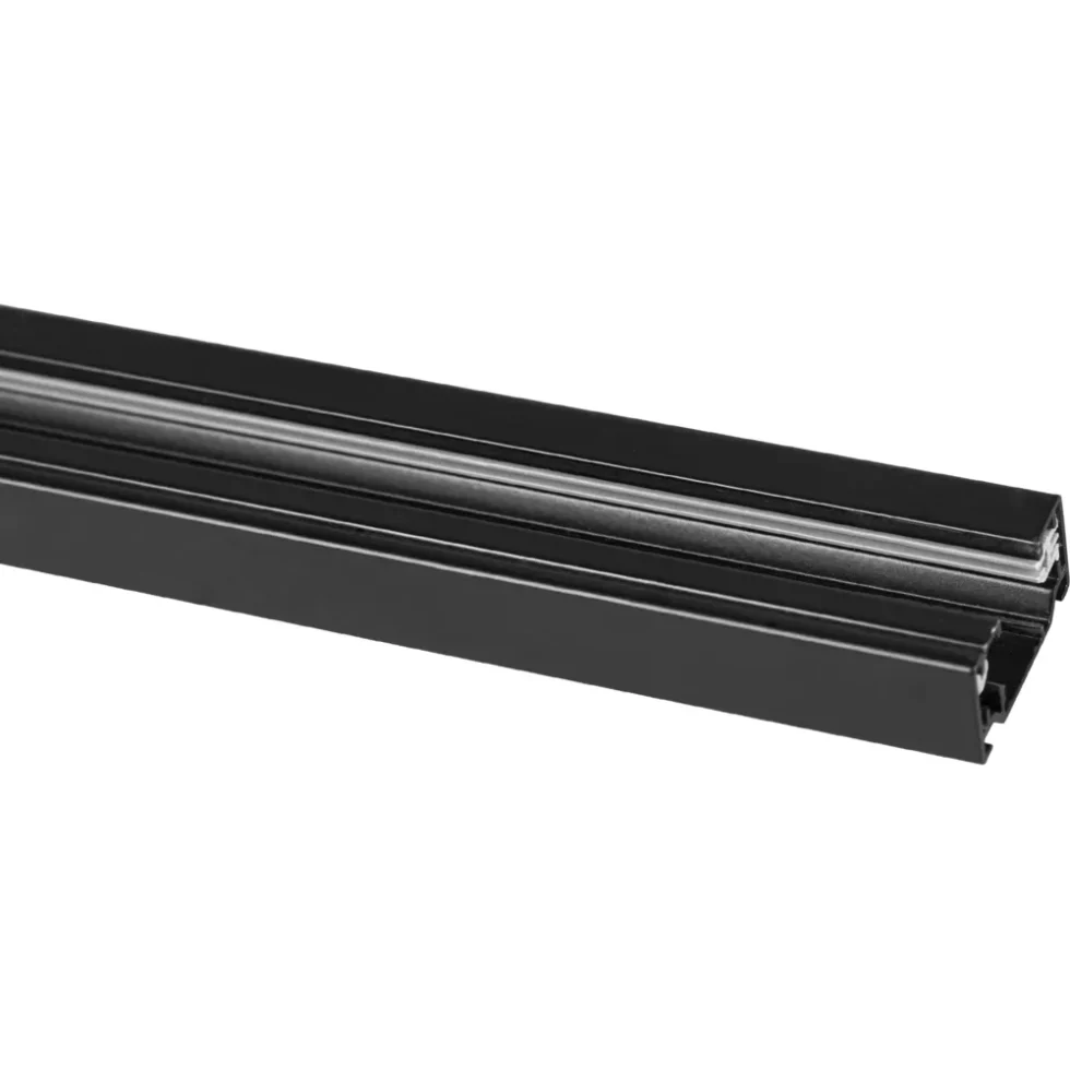 LITETRAC SKINNE 1-FASET 1M SORT