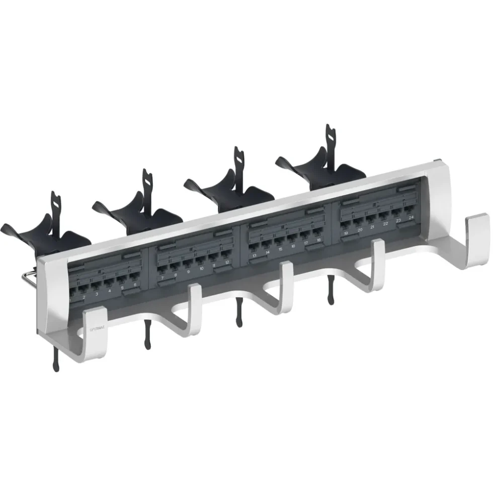 PATCHPANEL GS6 24X KAT6A UTP 2HE