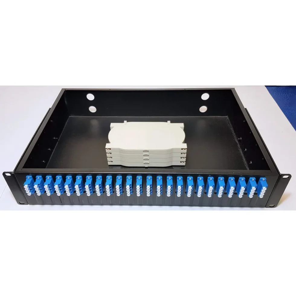 FIBERPANEL 2HE, 48 PORTE, 24X LC QUAD
