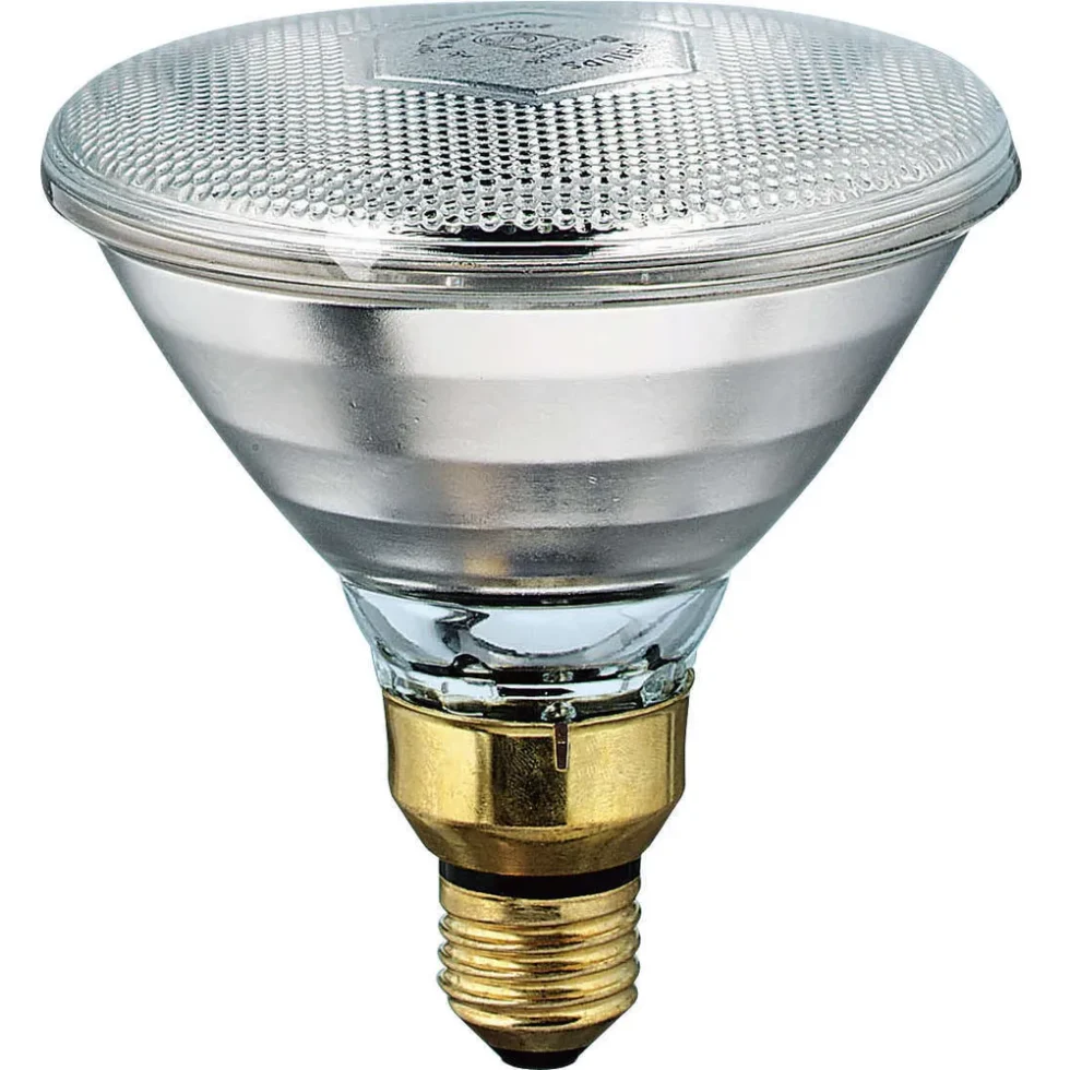VARMELAMPE PAR38 IR 175W E27 240V KLAR
